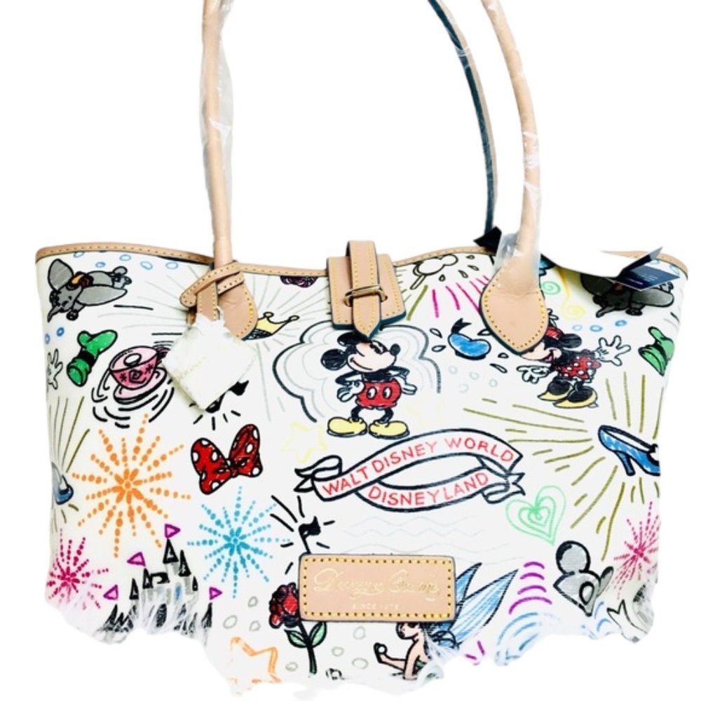 DISNEY Dooney & Bourke Sketch Tote Bag Shoulder Bag Brand New with Tag - Picture 4 of 9